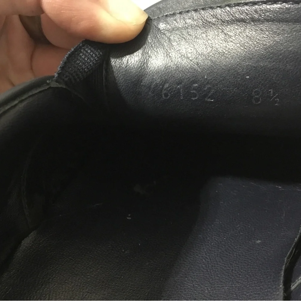 Gucci Blue Floral Slip-On Sneakers - Picture 11 of 13